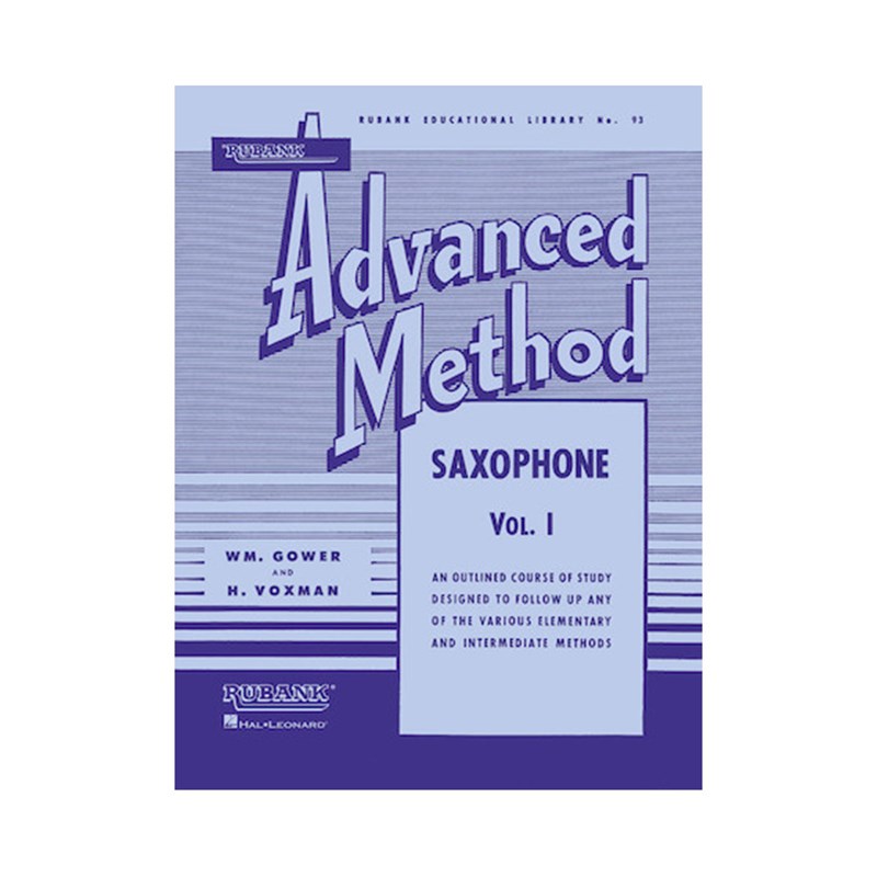 Hal Leonard HL04470370 Rubank Advanced Alto Saxophone Vol 1